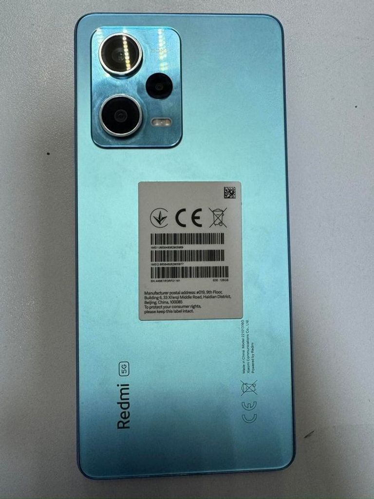 Купити Xiaomi Redmi Note 12 Pro 5G 6/128GB Black Б/У