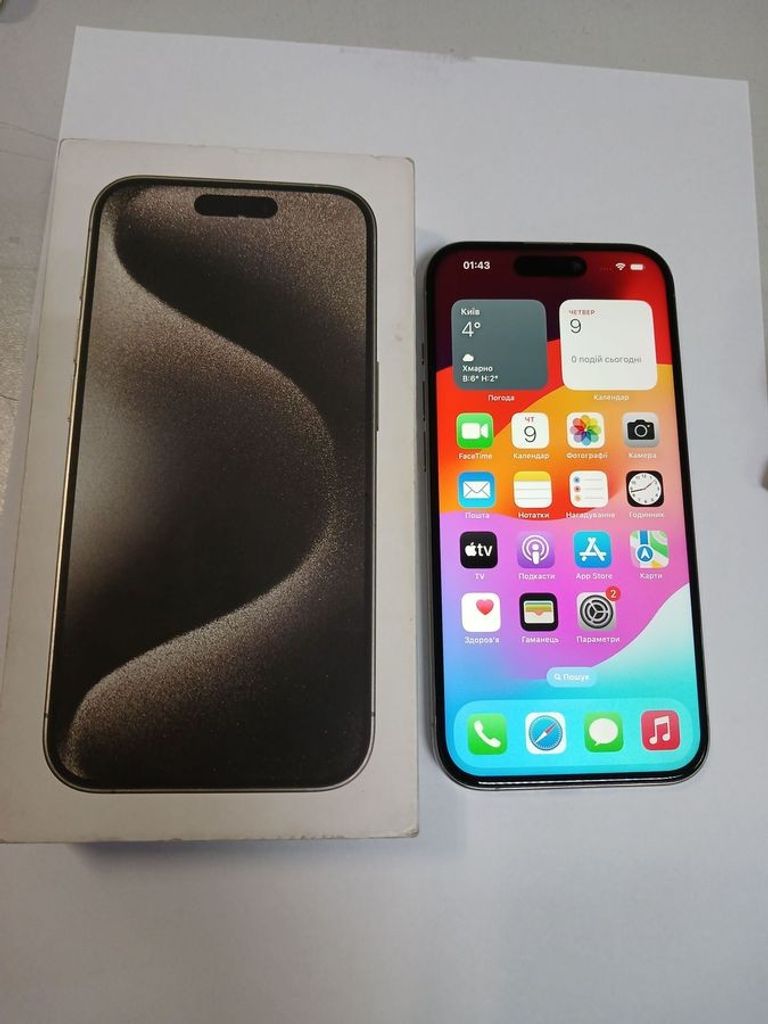 Купити Apple iphone 15 pro 128gb Б/У