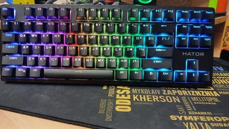 Купити Hator Rockfall 2 Mecha TKL Orange Black (HTK-520) Б/У