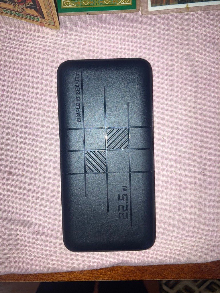 Xo Power Bank PR187 2USB+Type-C QC&PD3.0 22.5W 10000mAh Black Код:null. Зображення 4