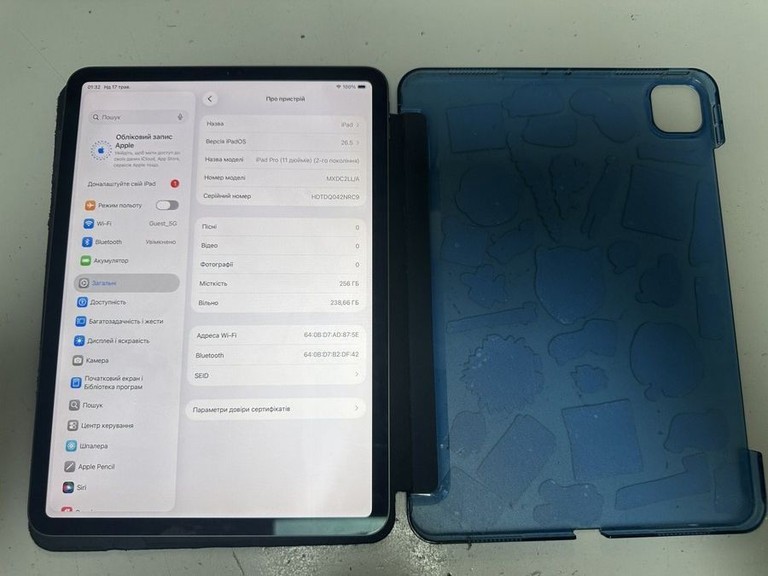 Купить Apple ipad pro 11 2020 wi-fi 256gb Б/У