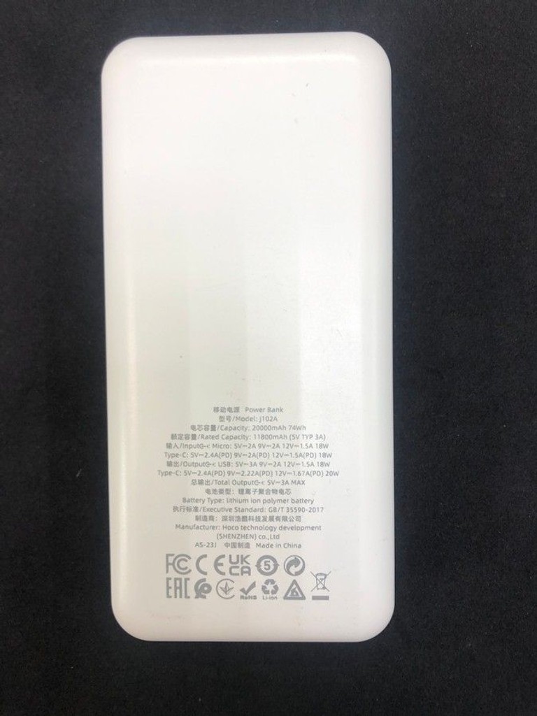 Объявление Hoco J102A Cool Figure 20000mAh 20W Black Б/У