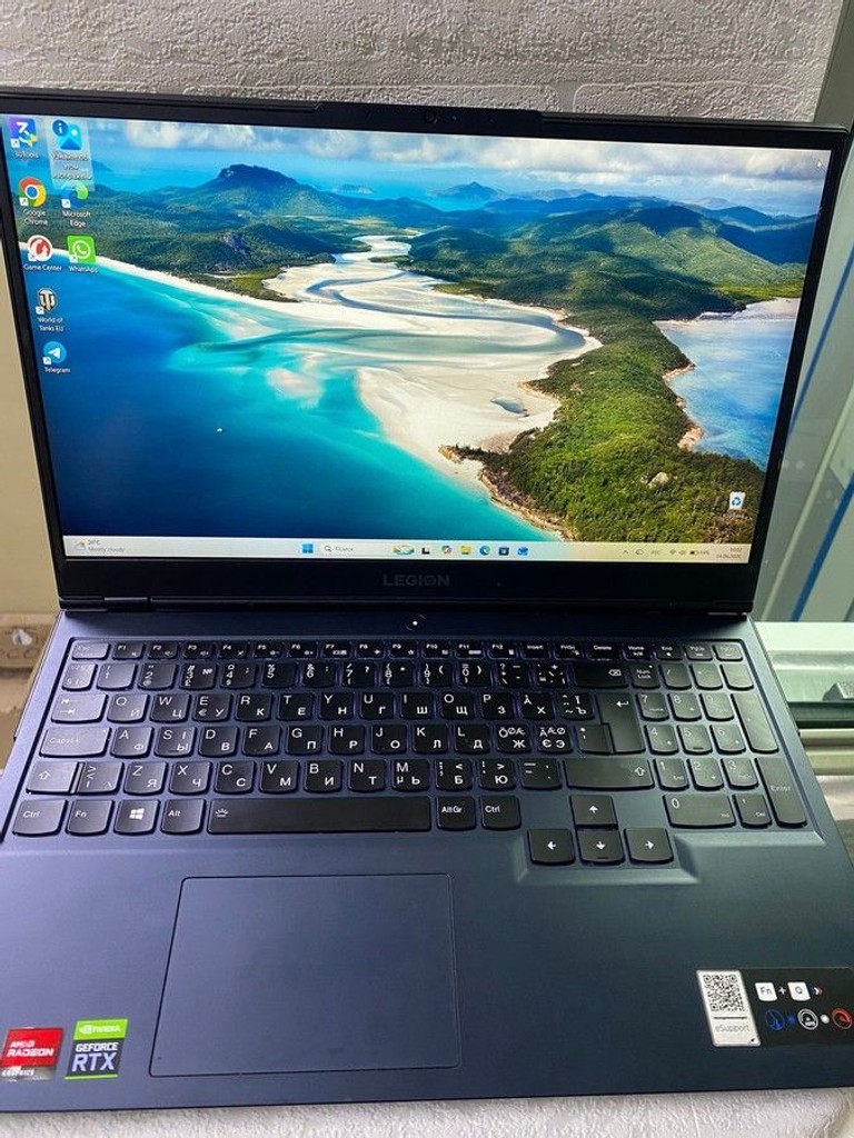 Объявление Lenovo 15/ryzen 5 5600h ddr4/16gb ddr4/hdd *відсутній/ssd 1000 gb/geforce rtx3060 6gb Б/У