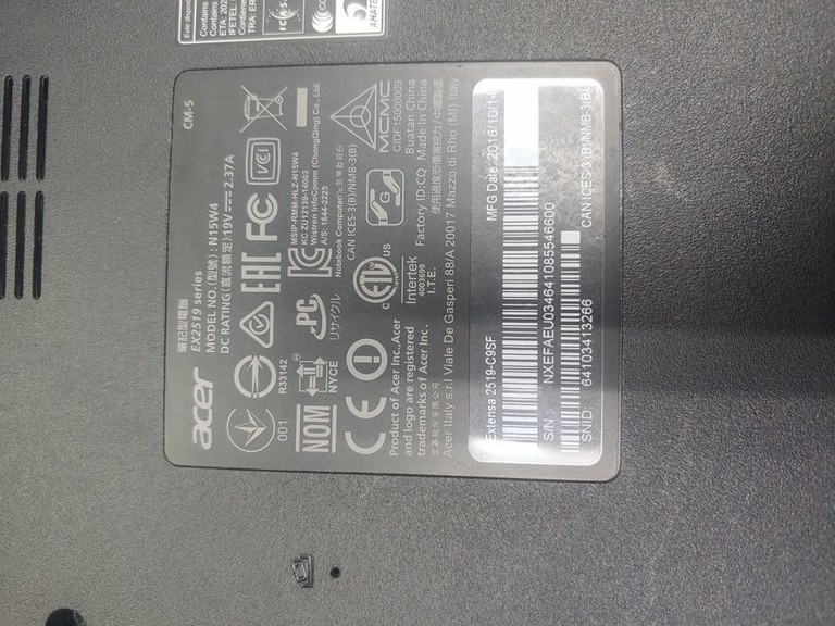 Acer 15/celeron n3060 ddr3/4gb ddr3/hdd 500 gb/*інтегрована Код:01-200988017. Зображення 8
