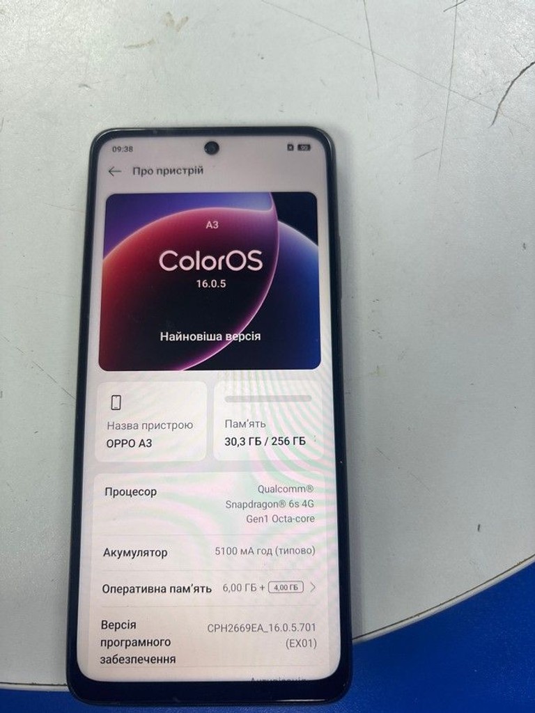 Дешево Oppo a3 4g 6/256gb з ломбарду