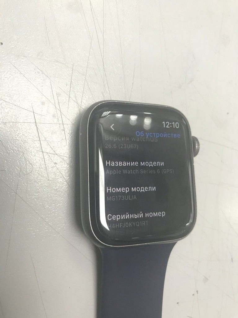 Apple watch series 6 gps 44mm aluminum case Код:01-201085967. Зображення 6