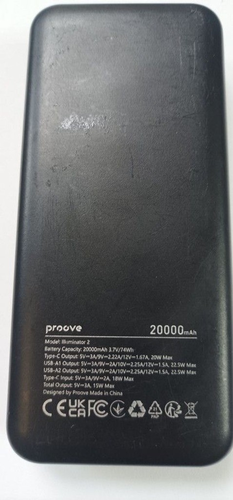 Объявление Proove Illuminator 20000mAh Black Б/У