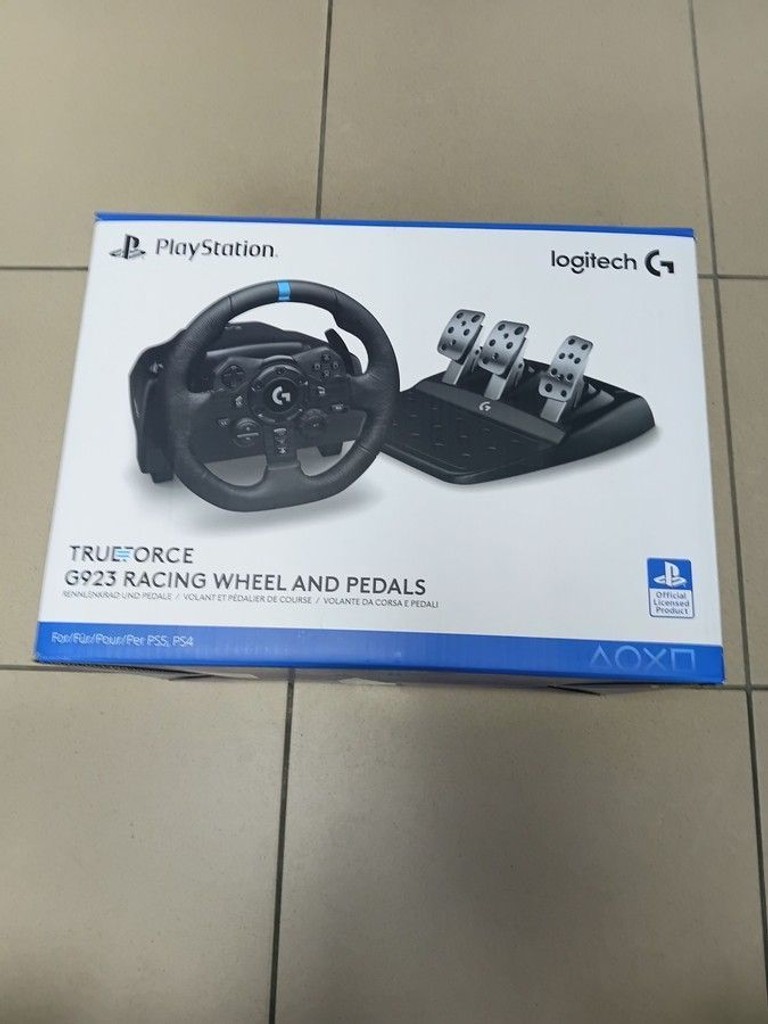 Распродажа Logitech G923 Black PS5 /PlayStation /PC (996-000389), продавец Техноскарб