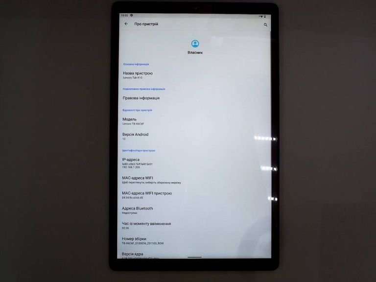 Lenovo tab k10 tb-x6c6f 64gb