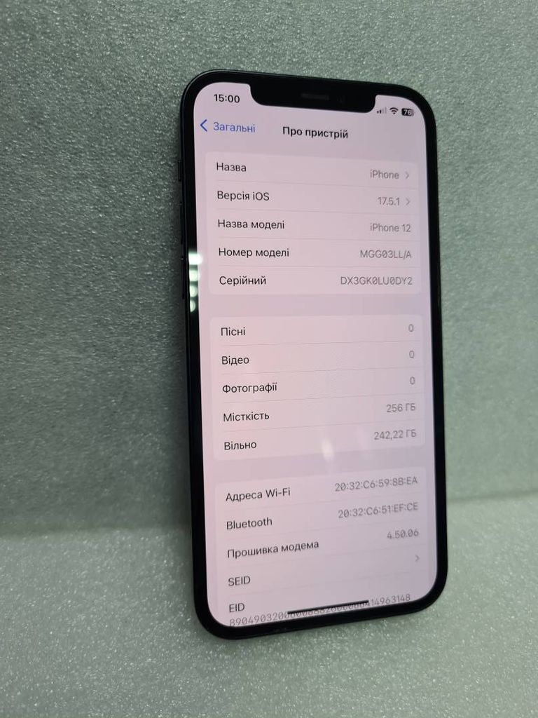Apple iPhone 12 256GB (PRODUCT)RED Код:01-200200371. Зображення 5