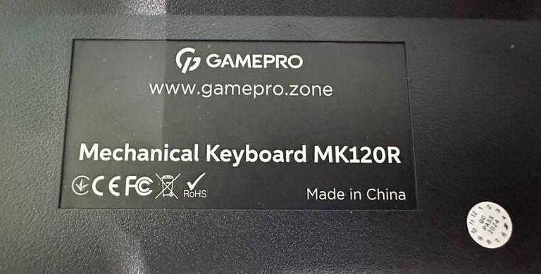 Gamepro MK120 Red Switch USB Black (MK120R) Код:01-200527301. Изображение 8