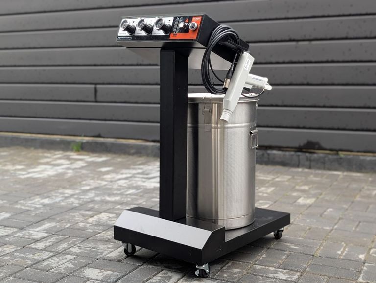 Купити VEVOR, набір для електростатичного порошкового фарбування 50 Вт 100 КВ з 50-літровим Б/У