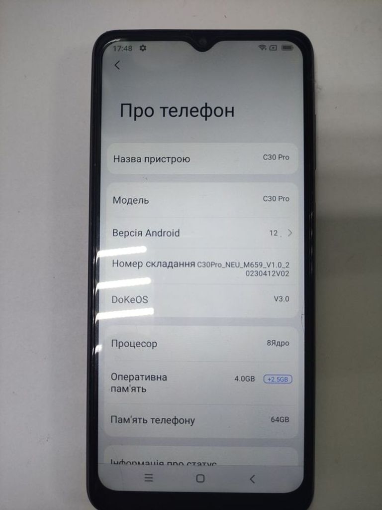 Оголошення Blackview oscal c30 pro 4/64gb Б/У