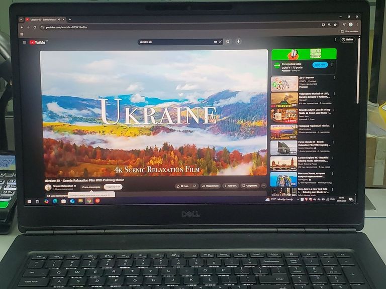 Dell intel core i7-10850h / 32gb/ 17дюймів / nvme liteon 512gb / nvidia quadro rtx3000 Код:01-200564084. Зображення 18