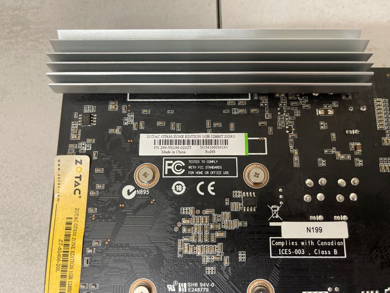 ZOTAC GT 630 Zone Edition 1GB 128-bit DDR3  Код:null. Изображение 4