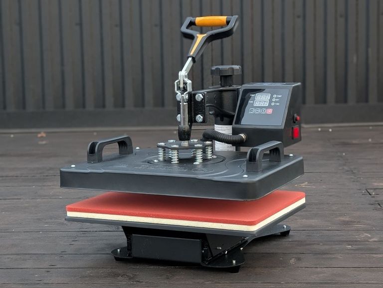 Купить TOPDEEP 5 в 1, відкидний термопрес 30x40 см, для сублімації, багатофункціональний термопрес для футболок, комбінований Б/У