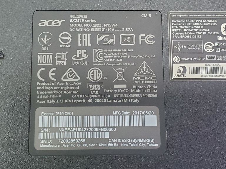 Acer єкр. 15,6/ celeron n3060 1,6ghz/ ram4gb/ hdd500gb Код:01-200740316. Изображение 12