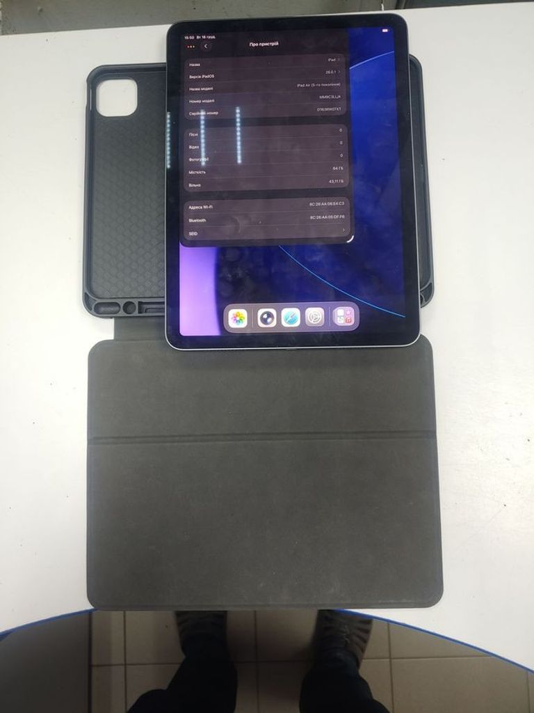 Apple ipad air 2022 wi-fi 64gb Код:01-200816203. Зображення 9