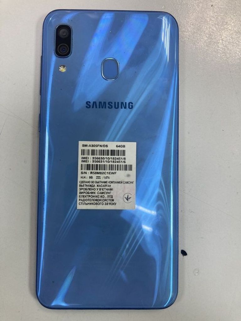 Оголошення Samsung galaxy a30 2019 4/64gb Б/У