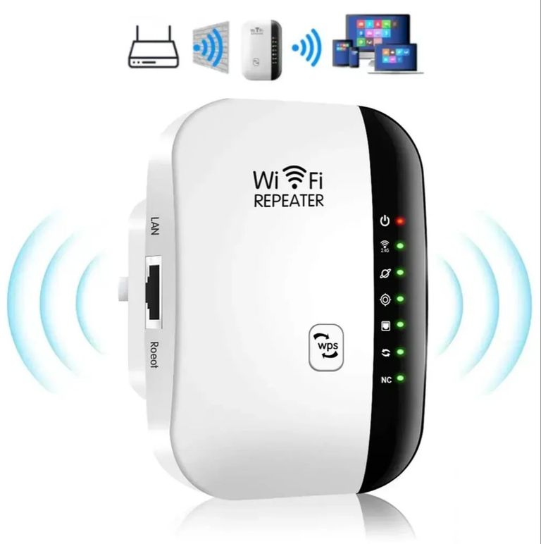 Купить WiFi сигналу, бездротовий репітер (ретранслятор) для роутера з вбудованою антеною LV-WR03, 300Mbps, 220 V. Новий. Б/У