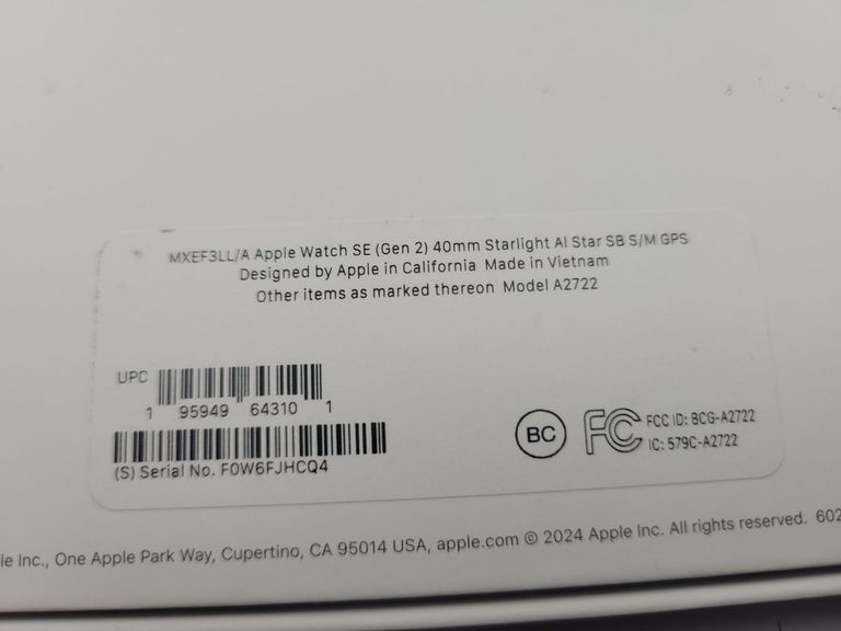 Apple watch se 2 gps 40mm aluminium case Код:01-200834612. Изображение 8