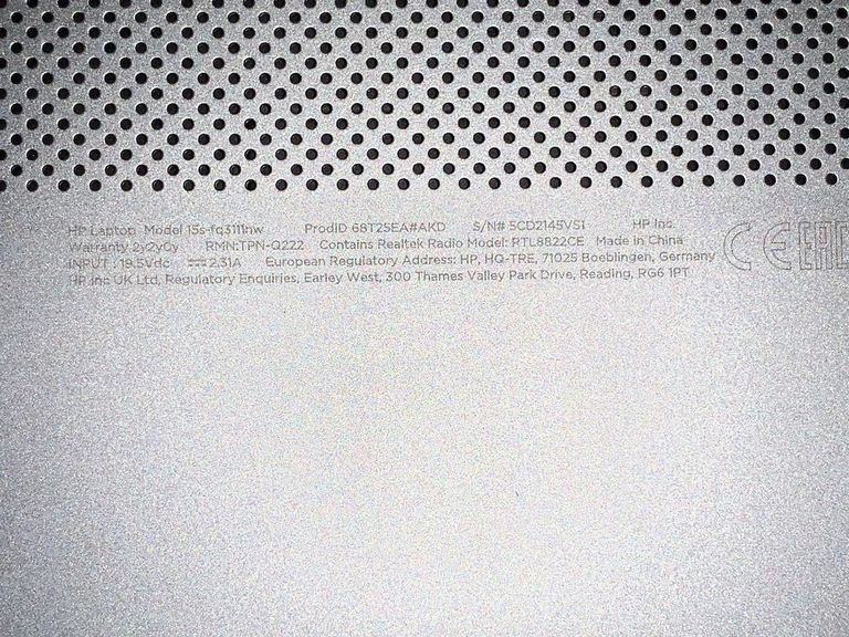 Hp 15/celeron n4500 ddr4/8gb ddr4/hdd *відсутній/ssd 256 gb/*інтегрована Код:01-200879824. Изображение 6