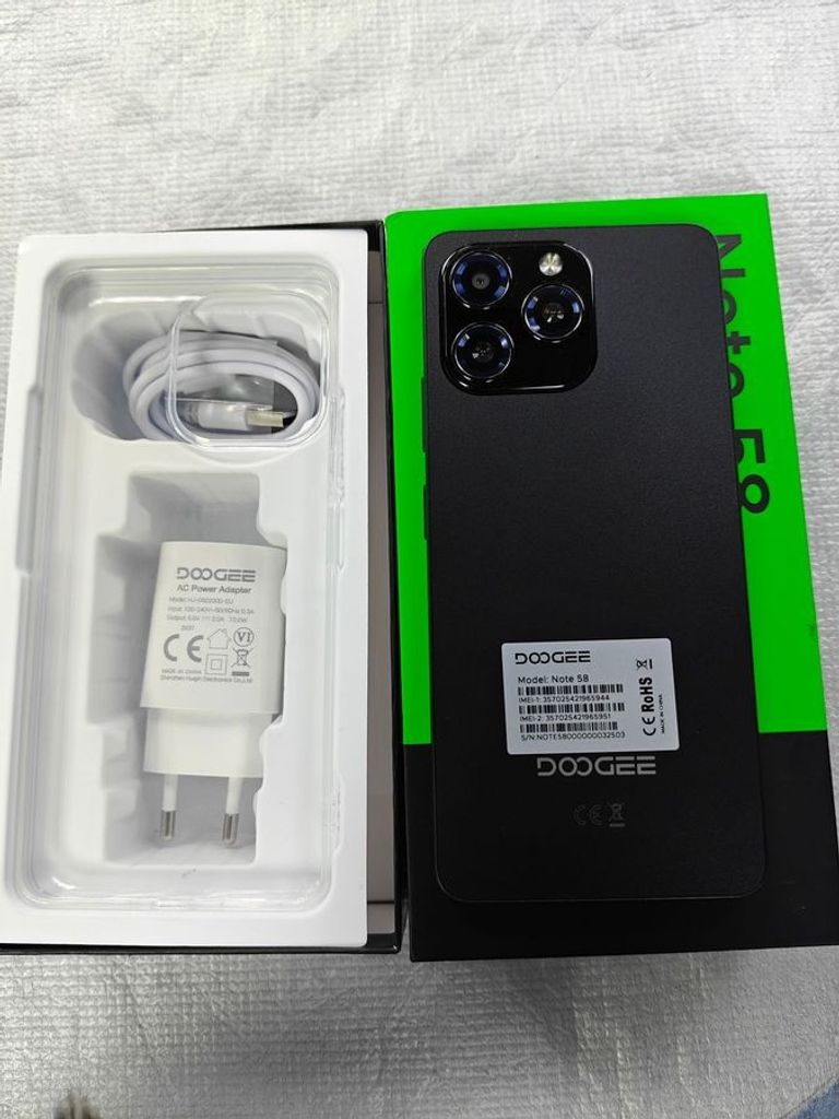 Оголошення Doogee Note 58 8/128GB Starry Black Б/У