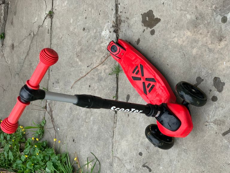 Купить Самокат детский для мальчика и девочки - Best Scooter Б/У