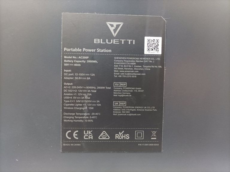 Купить Bluetti AC200P Б/У