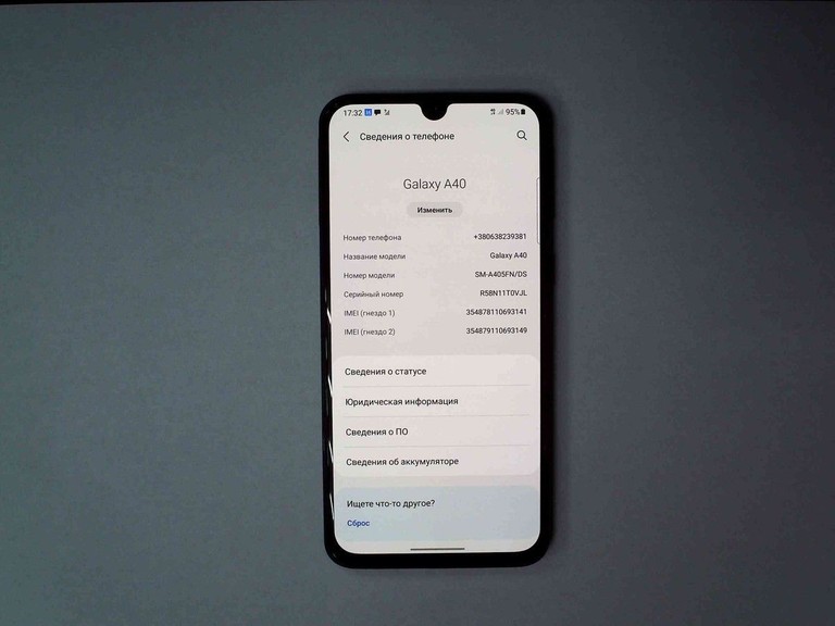 Оголошення Samsung galaxy a40 2019 sm-a405 4/64gb Б/У