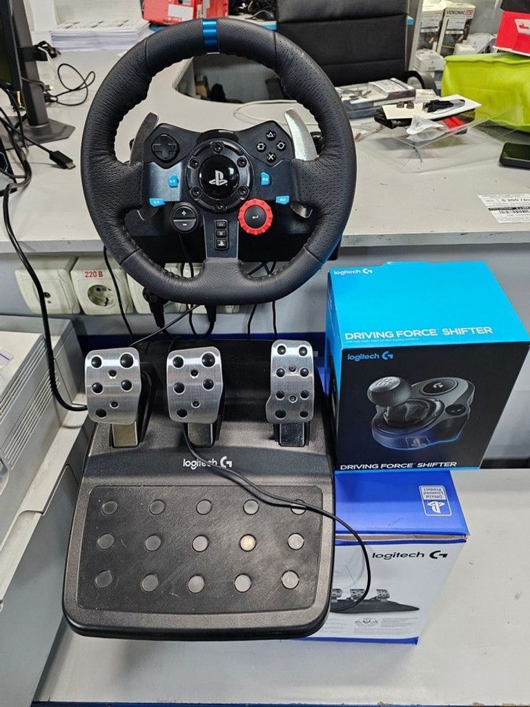 Logitech g29 driving force racing wheel / 941-000110, 941-000112 Код:01-201016946. Изображение 8