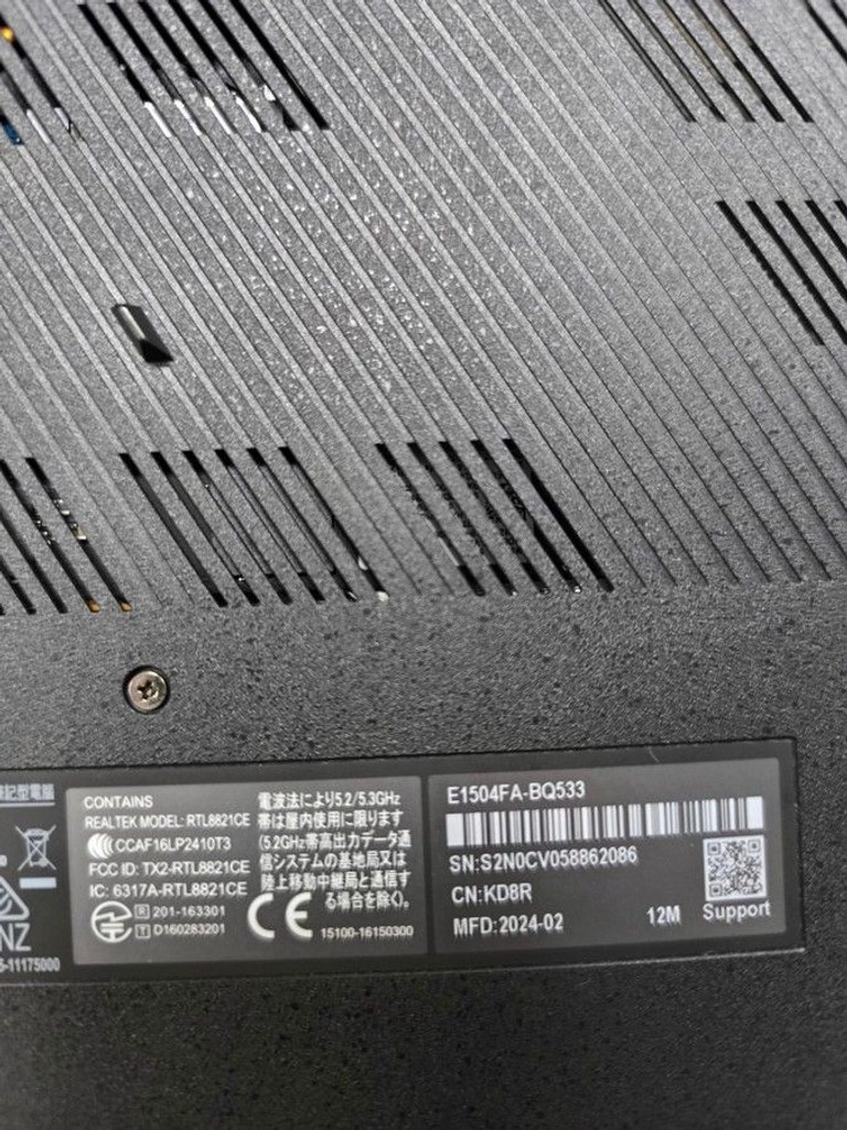 Asus 15/ryzen 5 7520u ddr5/16gb ddr5/hdd 500 gb/ssd *відсутній/*інтегрована Код:01-201022632. Зображення 10
