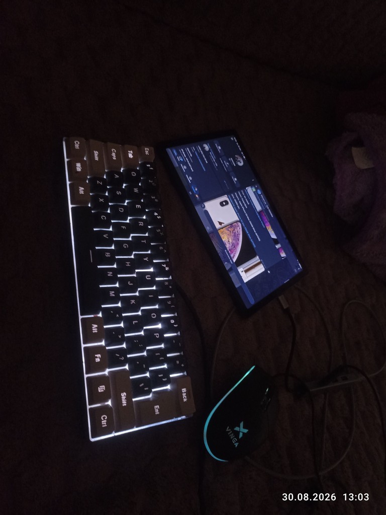 Дешиво Keyboard Kama & Mouse Vinga с ломбарда