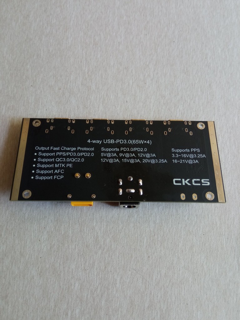 pd 65w с 4 type-c dc dc qc powerbank 5, 9, 12v модуль Код:null. Зображення 4