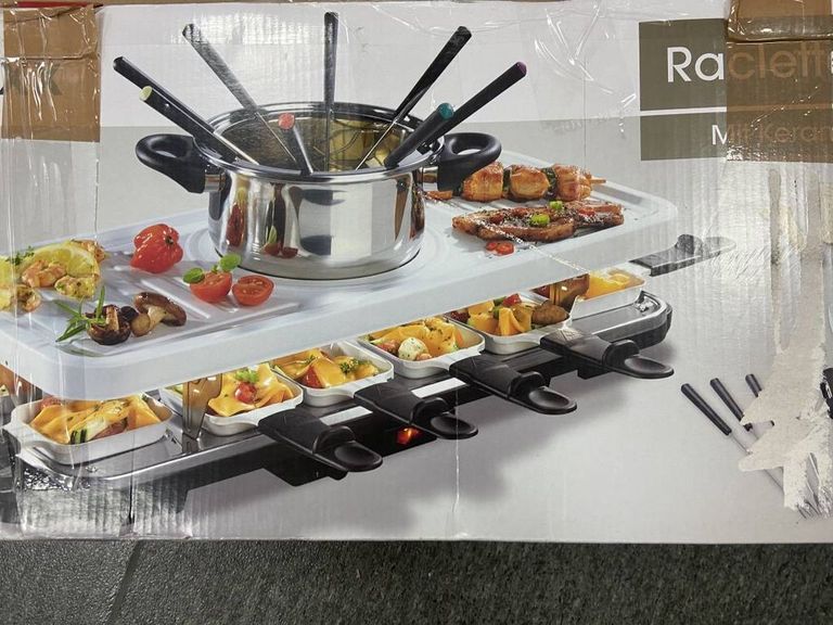 Gourmetmaxx raclette and fondue set