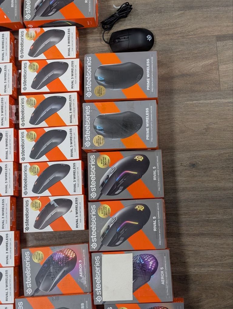 Миша. Лот мішок Steel Series 47 штук. Під відновлення. (Вживані) Код:null. Зображення 7