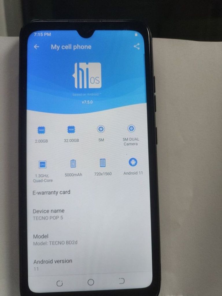 Дешево Tecno pop 5 2/32gb з ломбарду