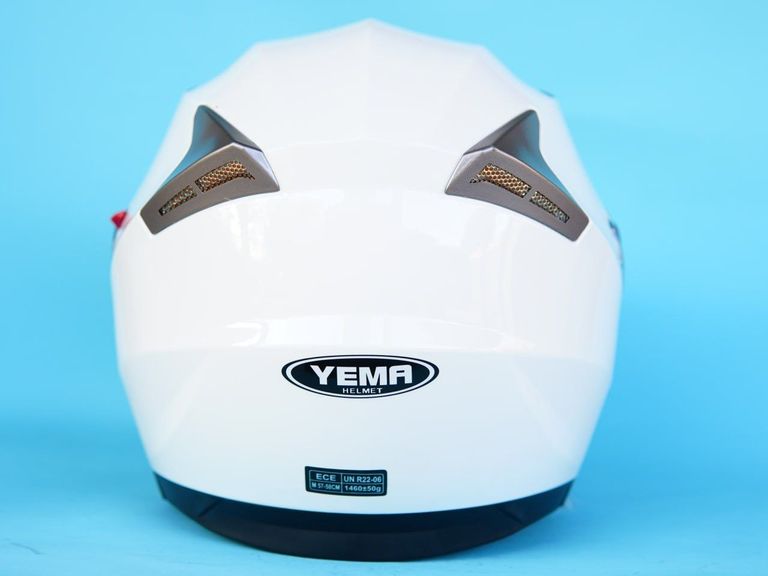 Акція! Мотоциклетний шолом YEMA YM-627. Розмір M, білий. Новий. Код:null. Изображение 4