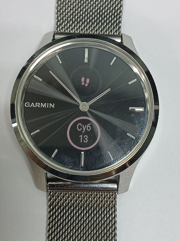 Garmin vivomove Luxe Premium Silver-Black Milanese (010-02241-23) Код:01-200625151. Зображення 6