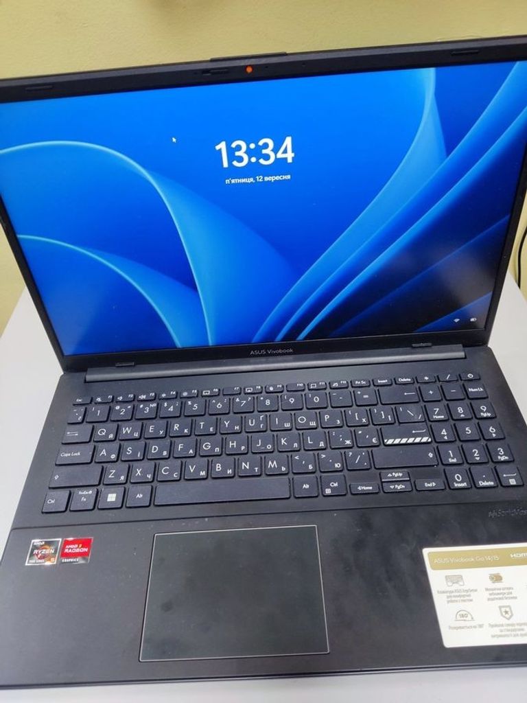 Купити Asus 15/ryzen 5 7520u ddr5/16gb ddr5/ssd 512 gb/*інтегрована Б/У