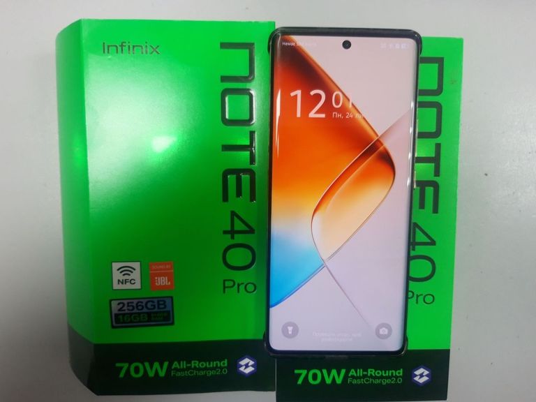 Объявление Infinix Note 40 Pro 8/256GB Obsidian Black Б/У