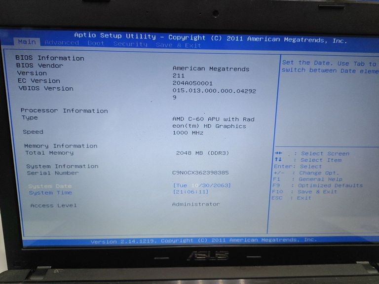 Оголошення Asus 15/c60 ddr3/2gb ddr3/hdd 320 gb/ssd *відсутній/*інтегрована Б/У
