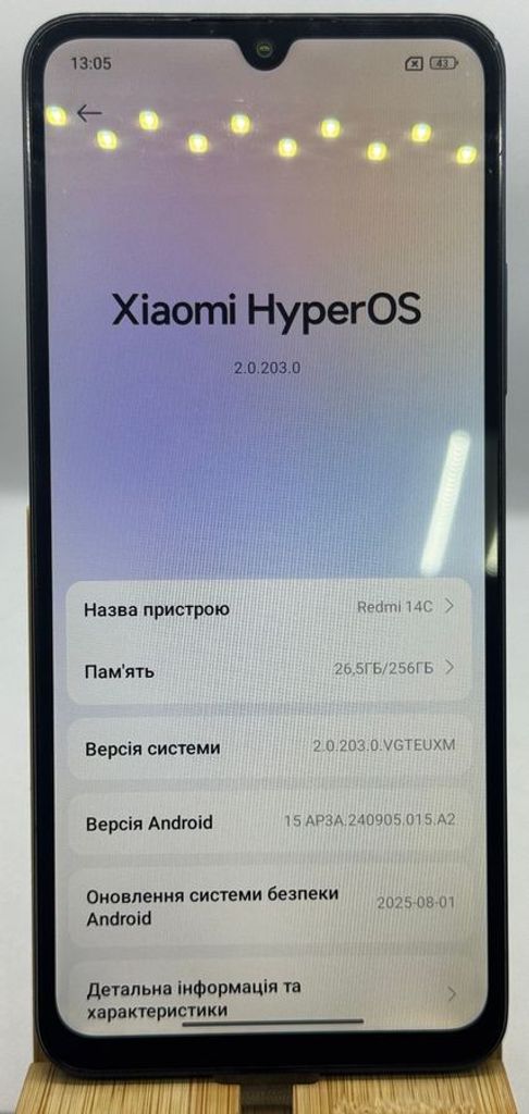 Объявление Xiaomi Redmi 14C 8/256GB Midnight Black Б/У