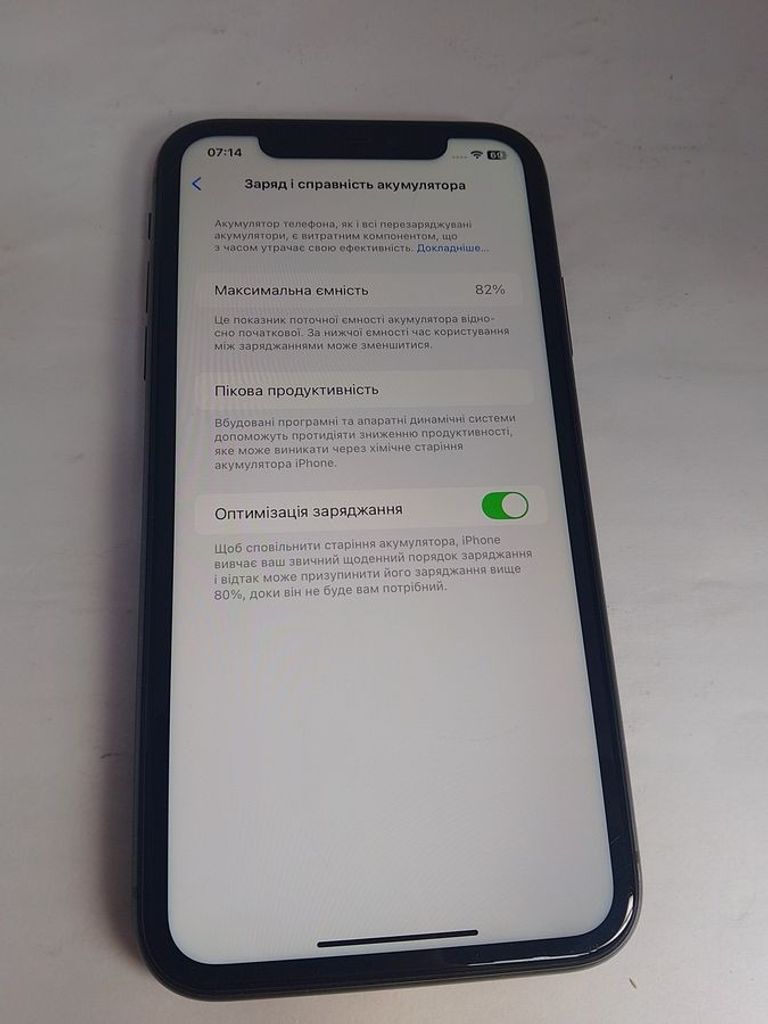Оголошення Apple iPhone 11 64GB White (MWL82) Б/У