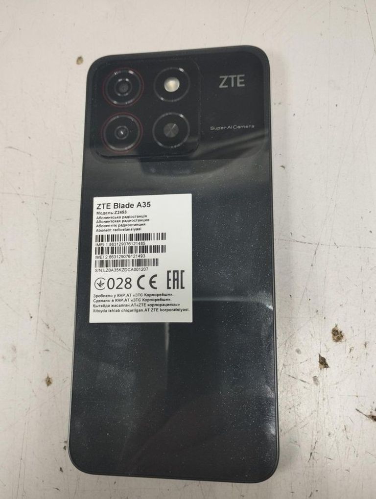 Дешево Zte Blade A35 4/64GB Green з ломбарду