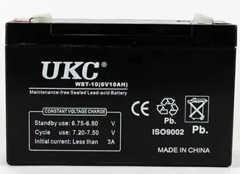 UKC WST-10 6V 10Ah Код:null. Зображення 4
