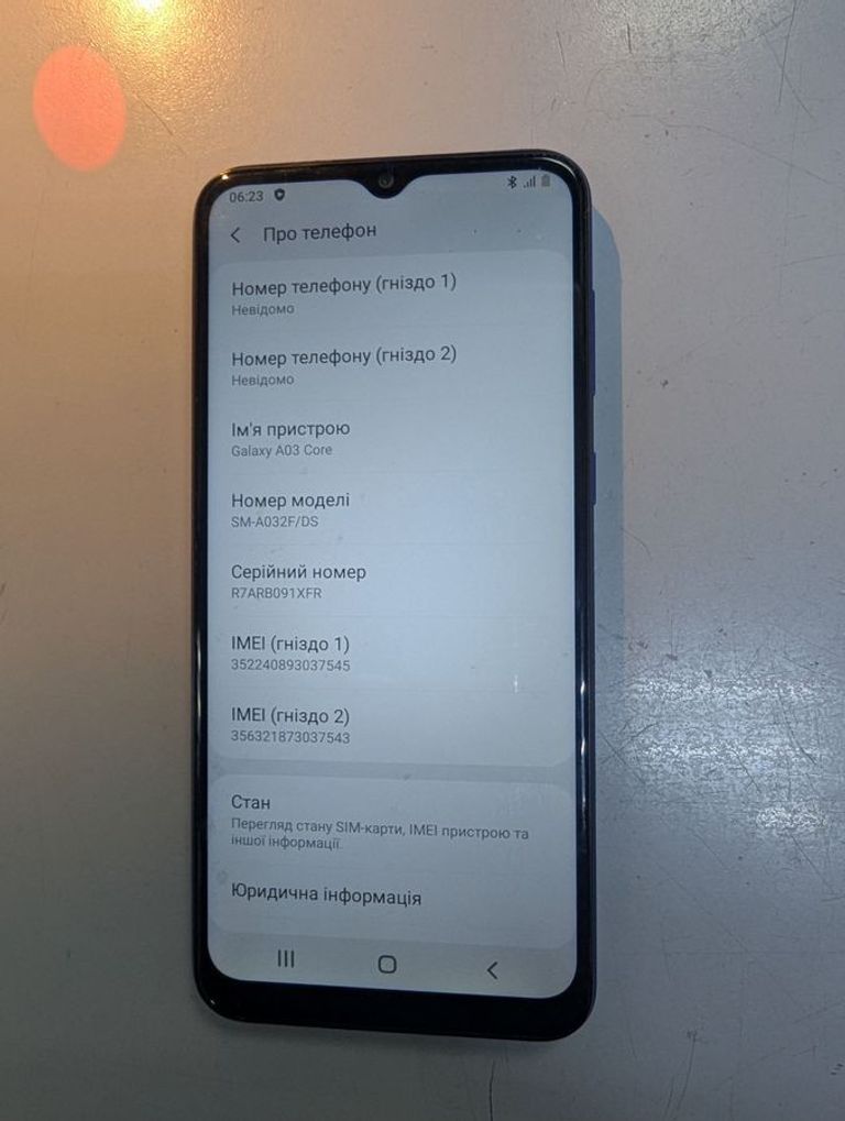 Дешево Samsung galaxy a03 core 2/32gb з ломбарду