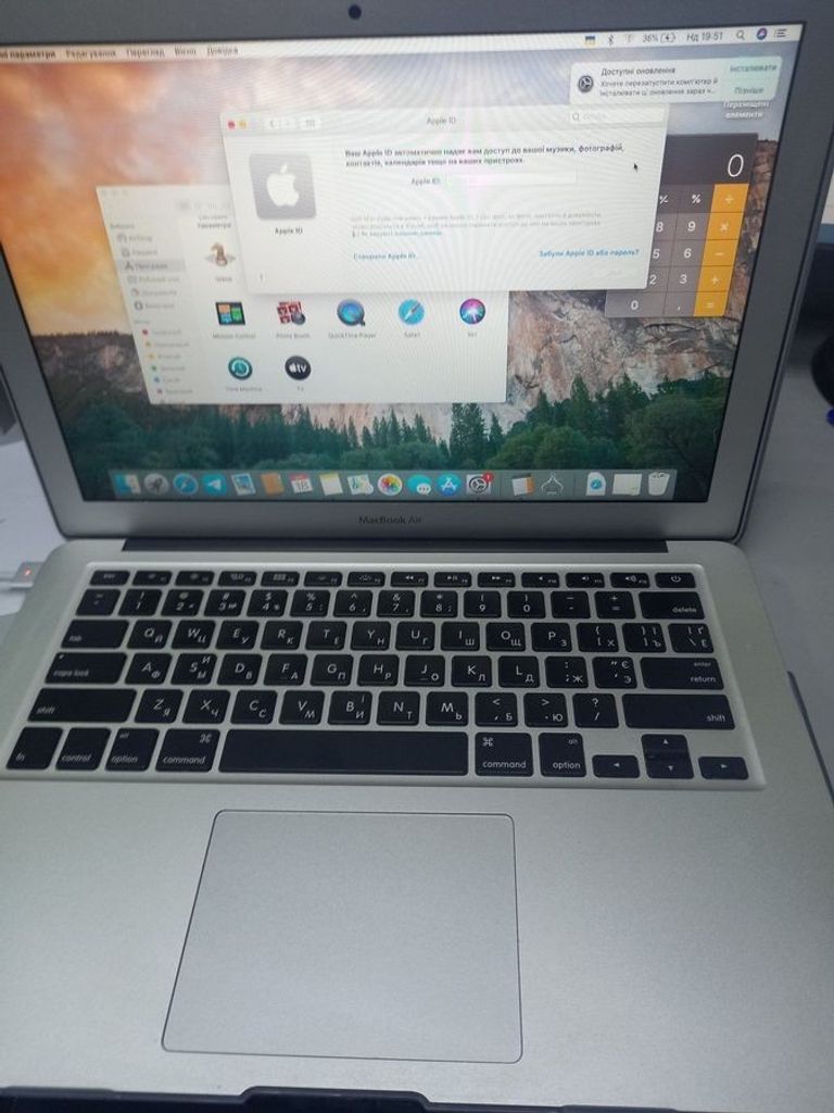 Купить Apple macbook air a1466 13,3" core i5 1.4 ghz/ram4gb/ssd128gb/intel hd graphics 5000 Б/У