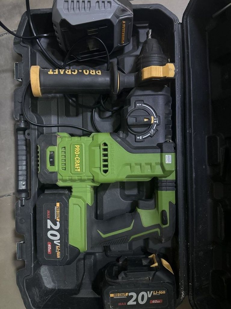 Объявление Procraft PHA-30 Кейс з 2 акб та ЗП Б/У