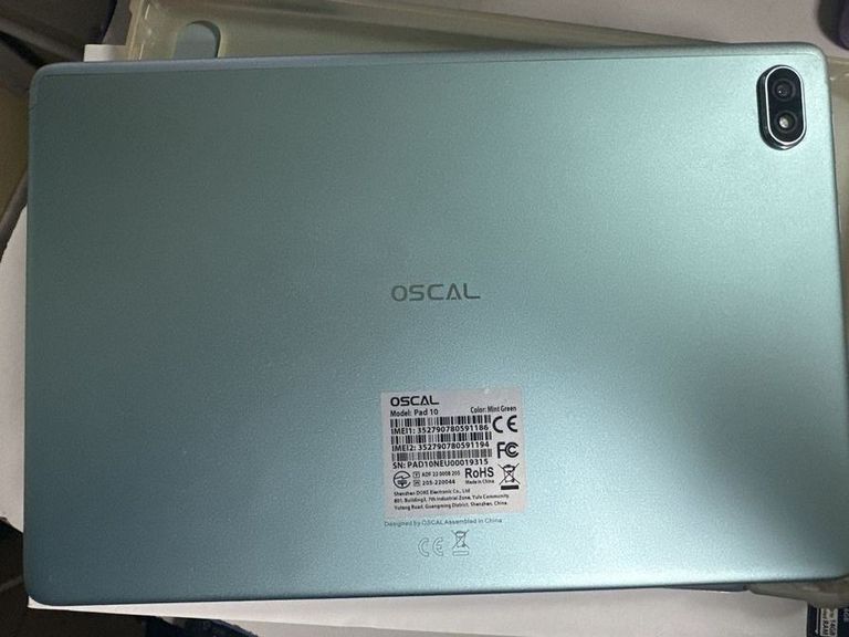 Оголошення Oscal Pad 10 8/128GB 4G Dual Sim Mint Green Б/У